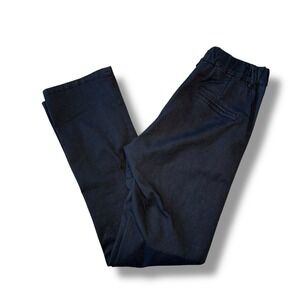 Flog Black Elastic Waist Twill Pants Size 29 Relaxed Fit Casual Trousers